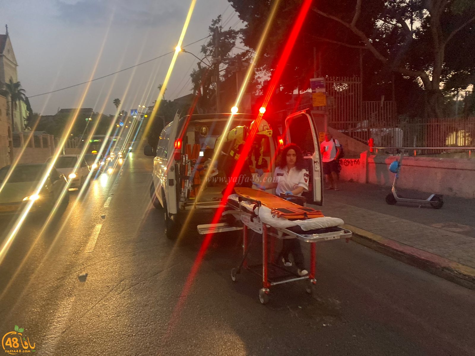  يافا: اصابة متوسطة لسيدة بحادث دهس ضرب وهرب